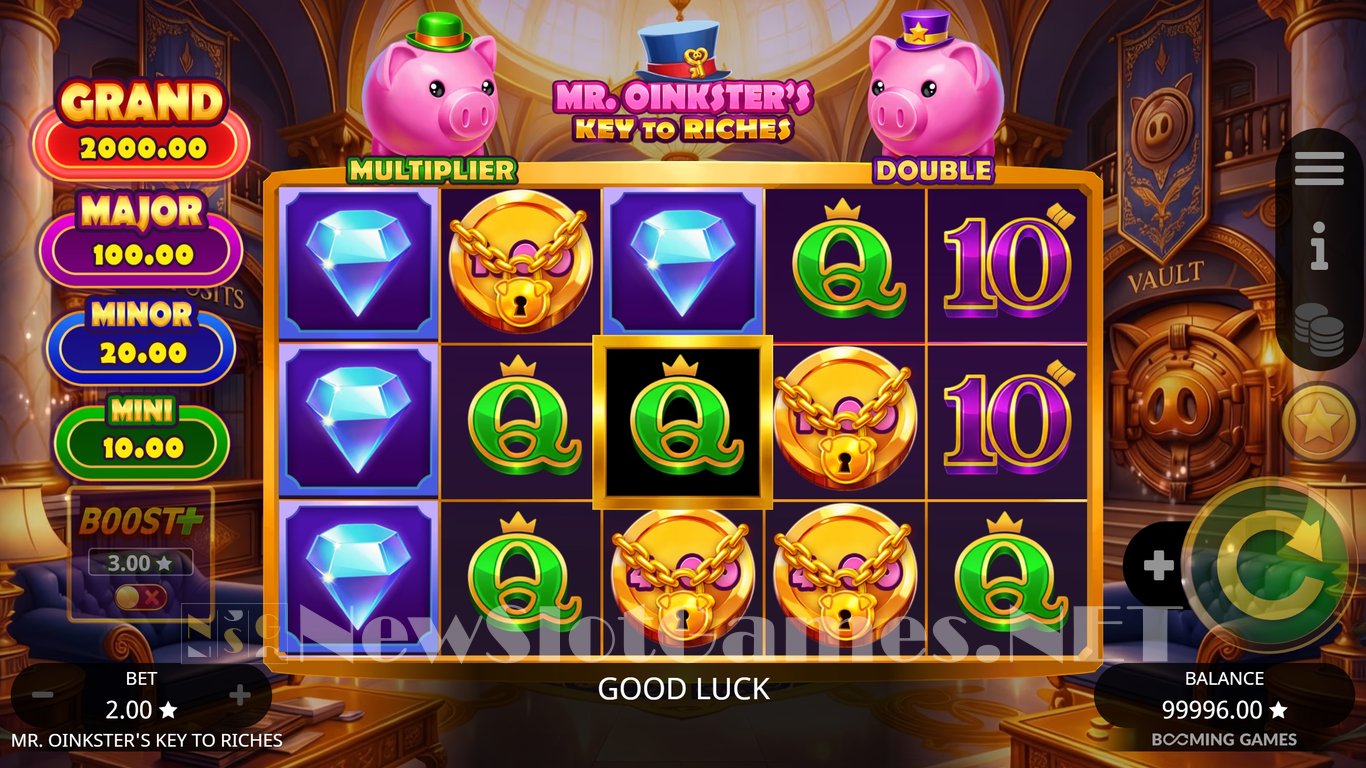 Mr. Oinksters Key To Riches Slot Demo Image