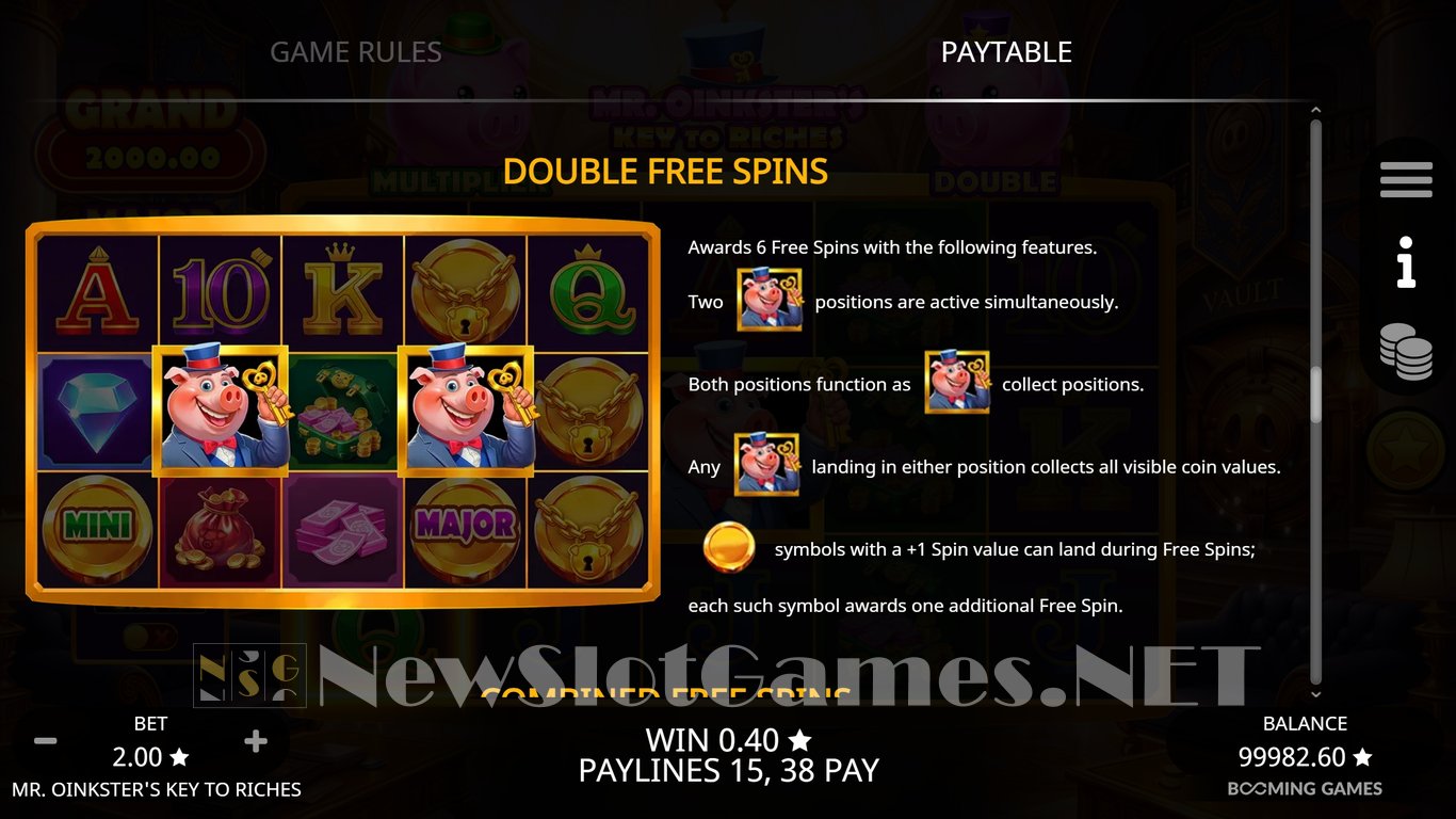Mr. Oinksters Key To Riches Slot Slot Image in Demo - pic. 8
