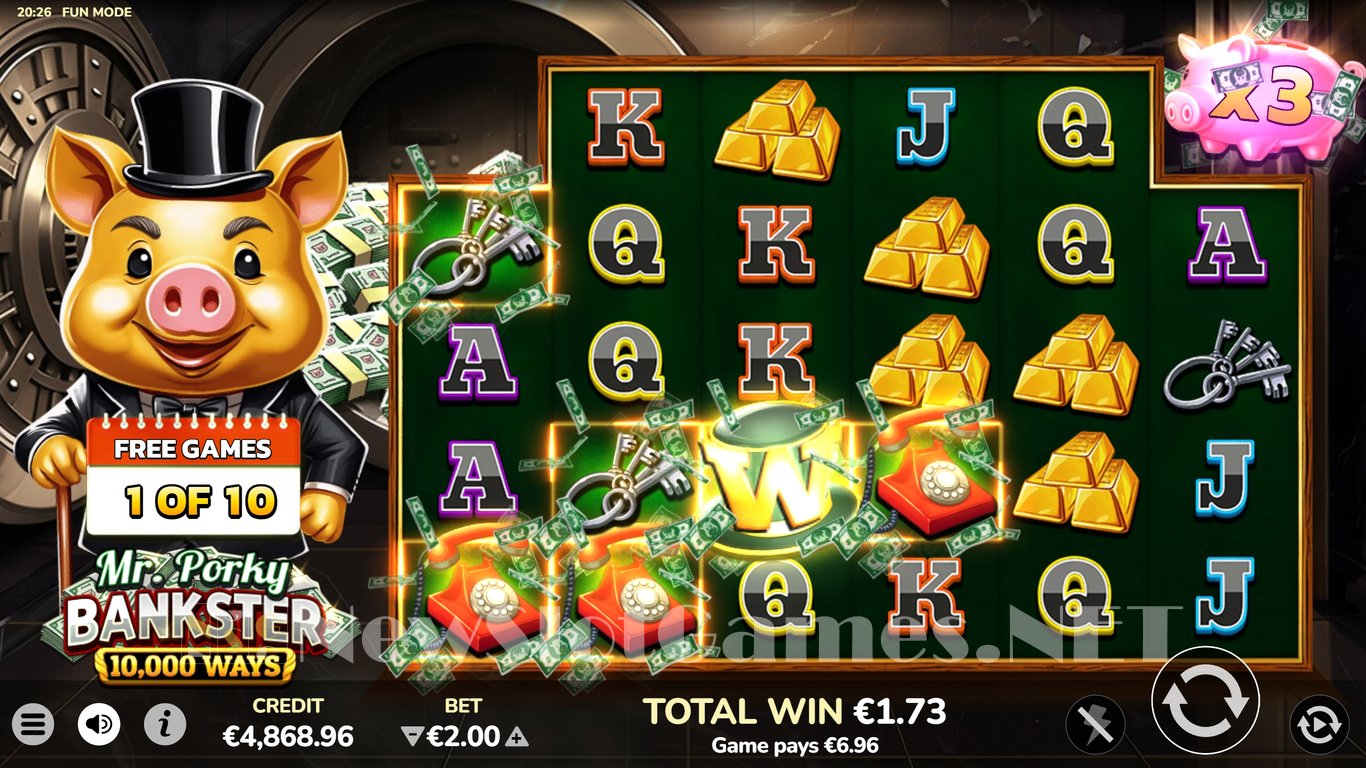 Mr. Porky Bankster Slot Slot Image in Demo - pic. 2