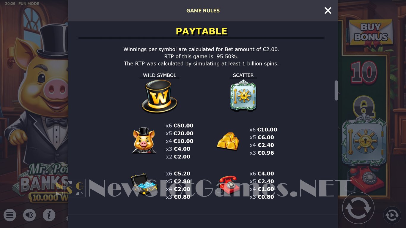 Mr. Porky Bankster Slot Slot Image in Demo - pic. 5
