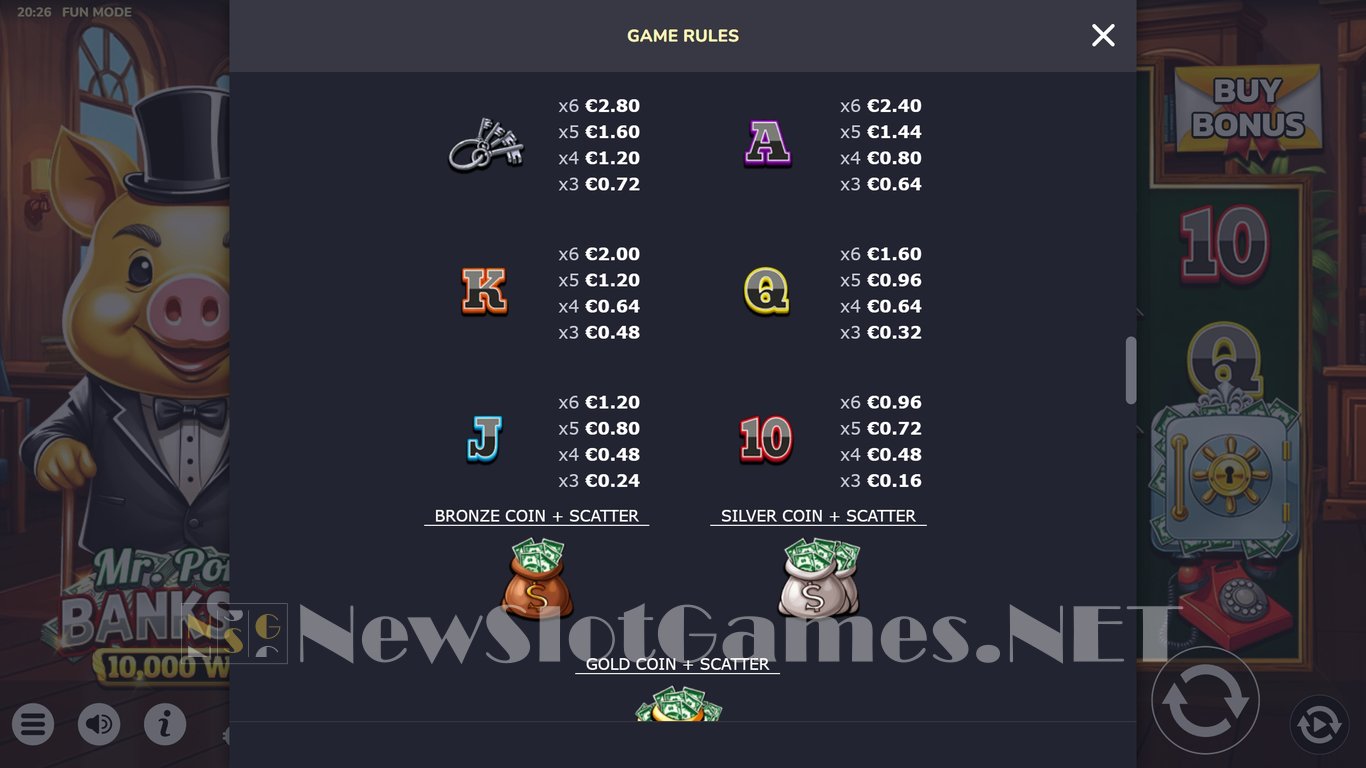 Mr. Porky Bankster Slot Slot Image in Demo - pic. 6