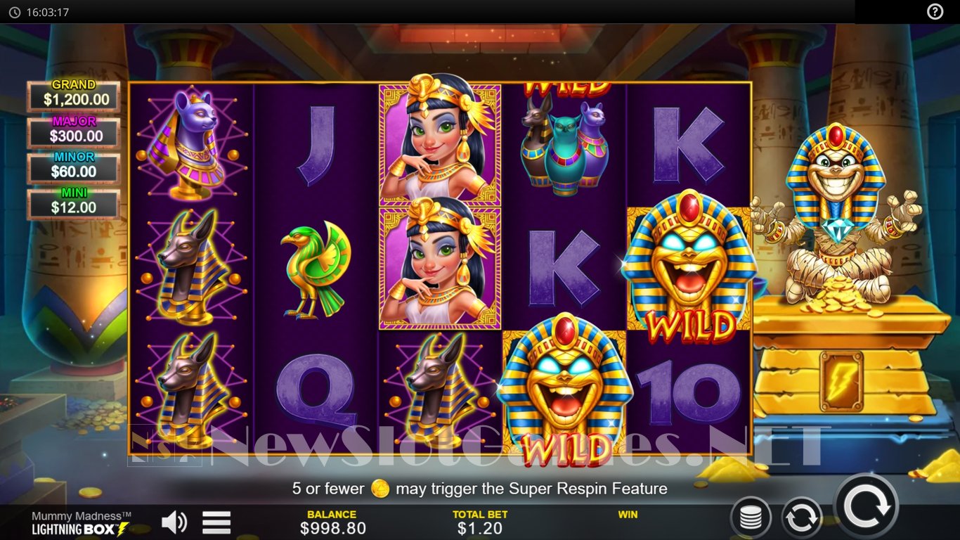 Mummy Madness Slot Demo Image