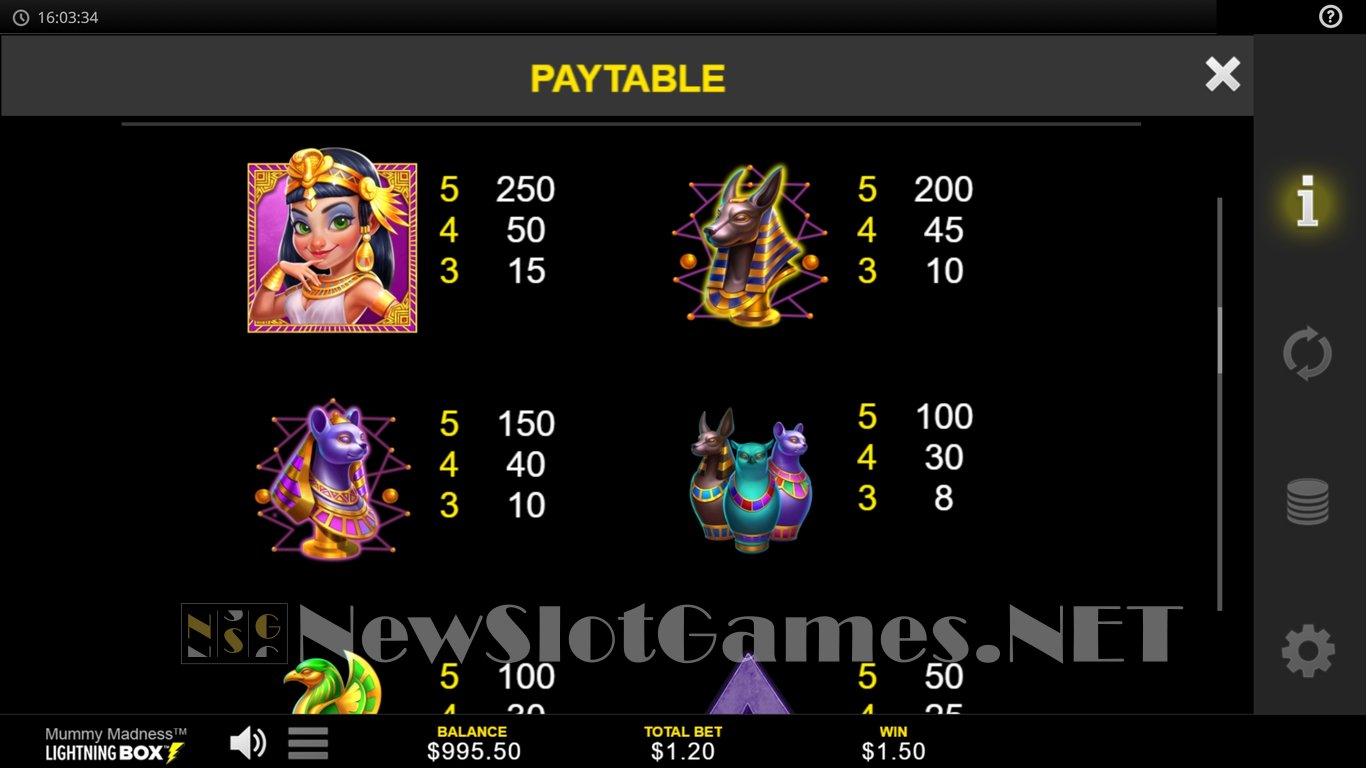 Mummy Madness Slot Slot Image in Demo - pic. 6