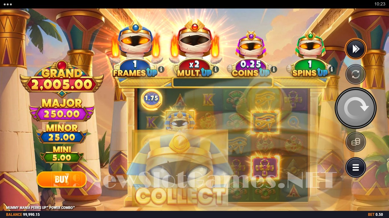 Mummy Mania Perks Up Power Combo Slot Slot Image in Demo - pic. 6