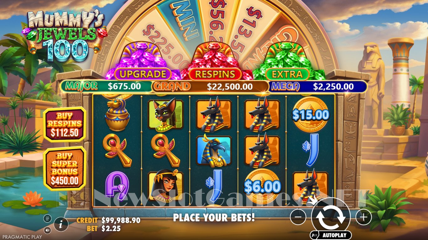 Mummys Jewels 100 Slot Slot Image in Demo - pic. 3