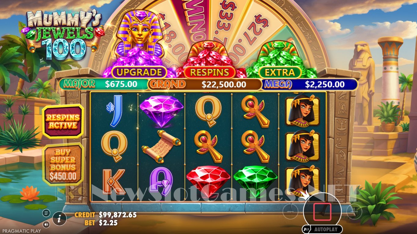 Mummys Jewels 100 Slot Slot Image in Demo - pic. 6