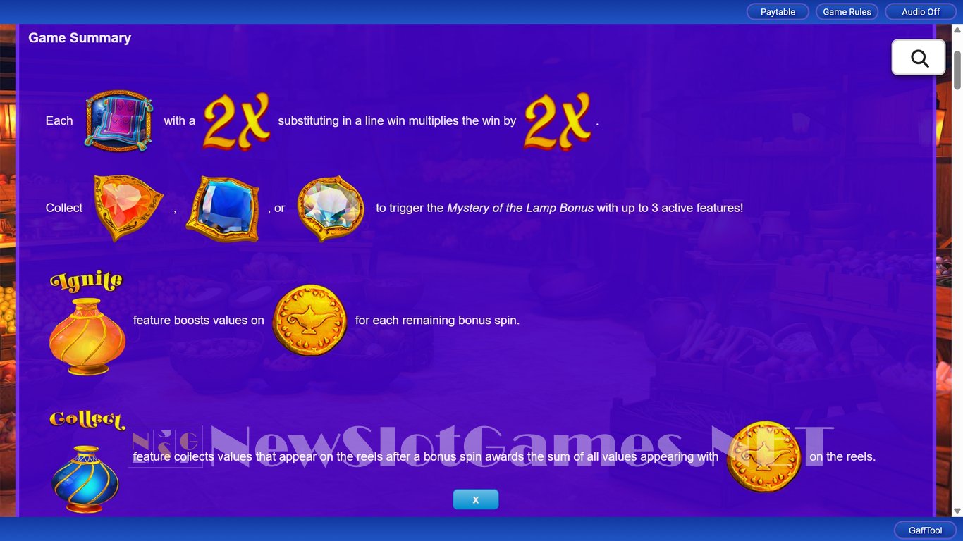 Mystery of the Lamp Secret Bazaar Slot Slot Image in Demo - pic. 4