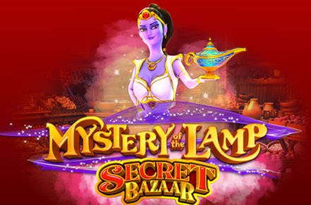 Mystery of the Lamp Secret Bazaar Slot Logo