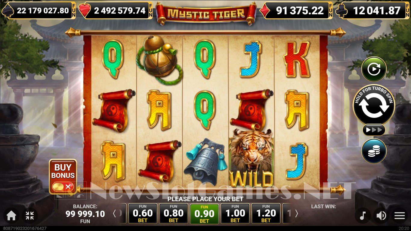 Mystic Tiger Slot Demo Image