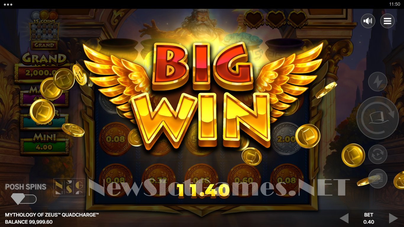 Mythology of Zeus QUADCHARGE Slot Slot Image in Demo - pic. 2