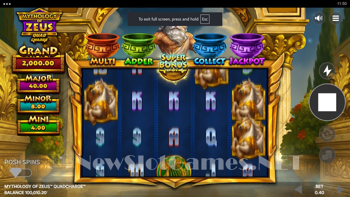Mythology of Zeus QUADCHARGE Slot Slot Image in Demo - pic. 3