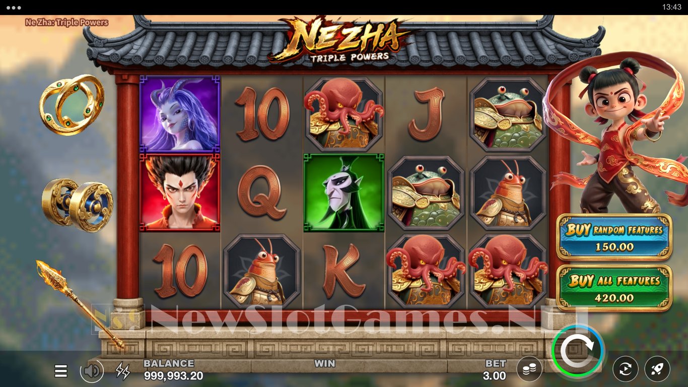 Ne Zha Triple Powers Slot Demo Image