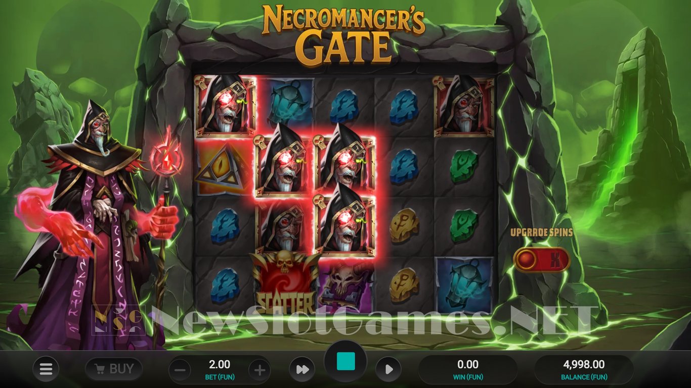 Necromancers Gate Slot Demo Image