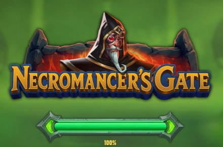Necromancers Gate Slot Logo