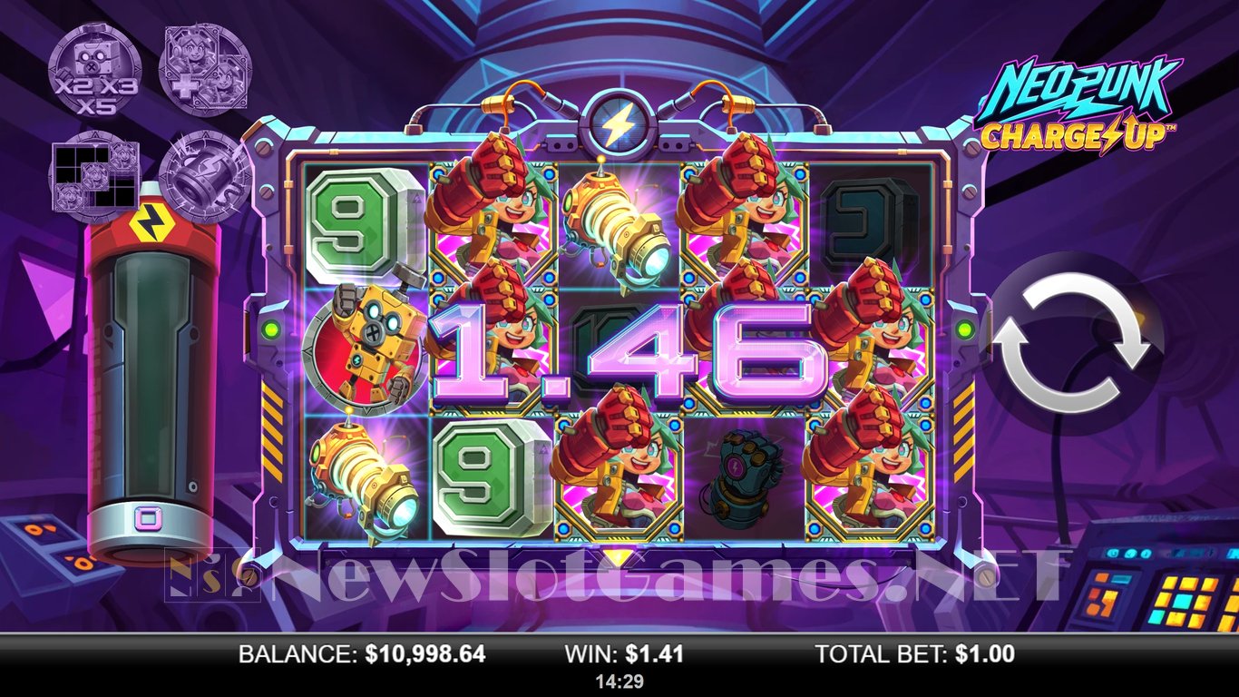 Neopunk Charge Up Slot Slot Image in Demo - pic. 2