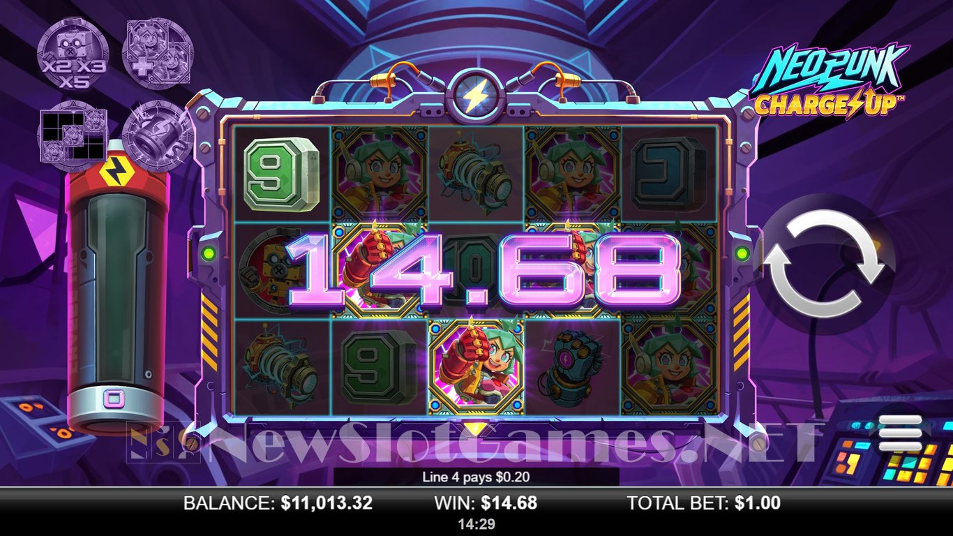 Neopunk Charge Up Slot Slot Image in Demo - pic. 3