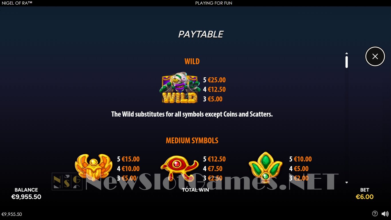 Nigel of Ra Slot Slot Image in Demo - pic. 5