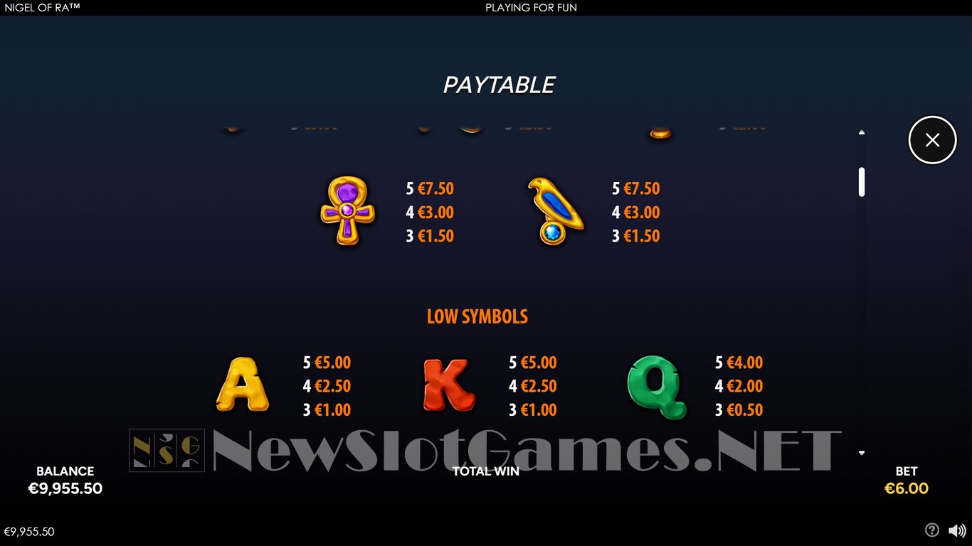 Nigel of Ra Slot Slot Image in Demo - pic. 6