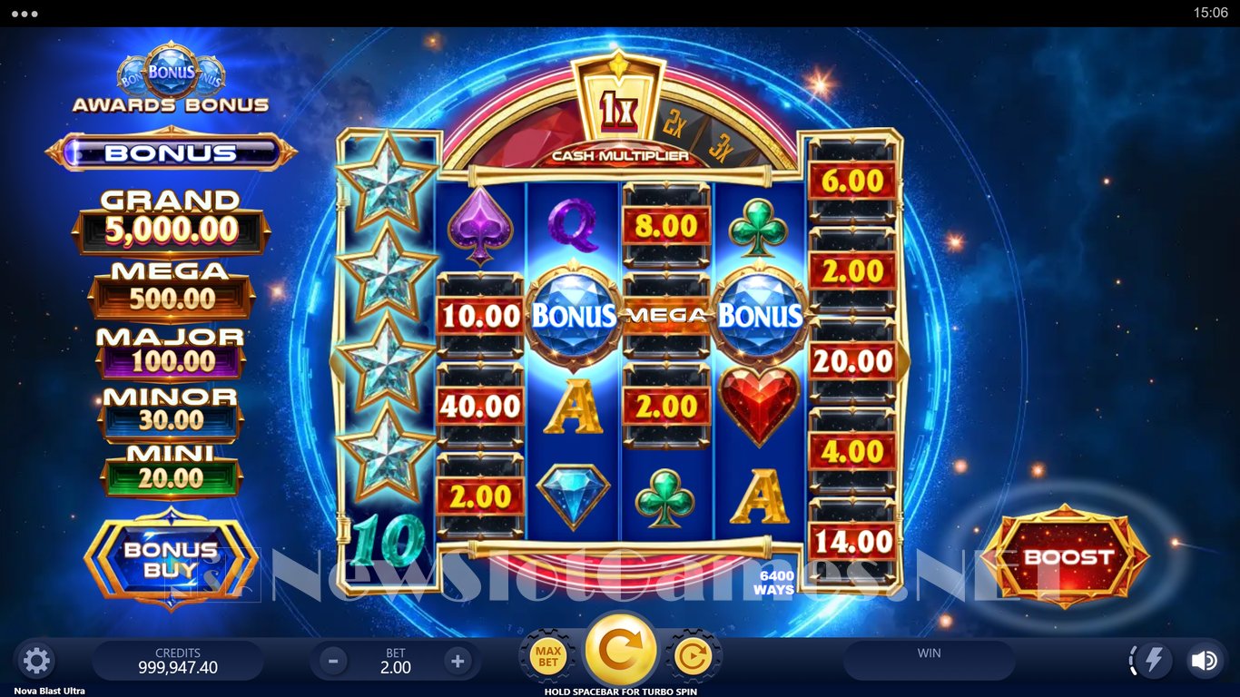 Nova Blast Ultra Slot Demo Image