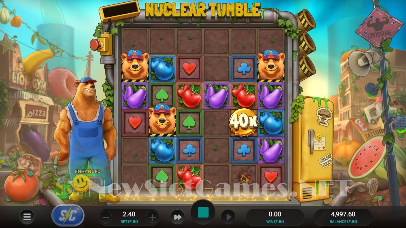 Nuclear Tumble Slot Demo Image