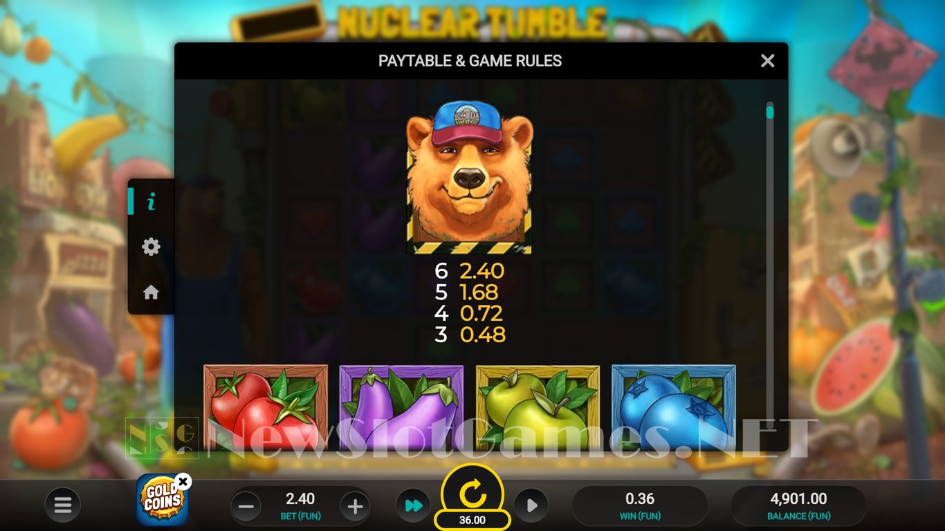 Nuclear Tumble Slot Slot Image in Demo - pic. 6