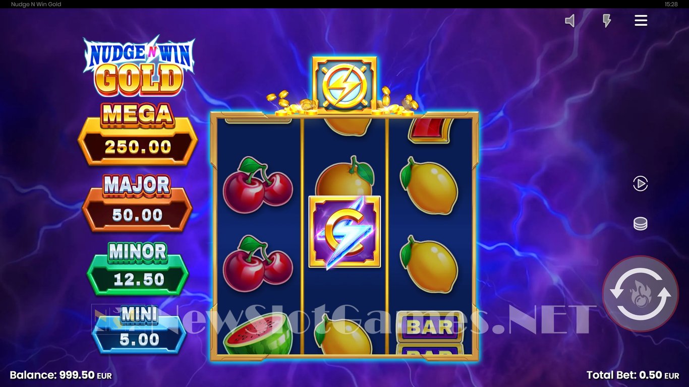 Nudge N Win Gold Slot Demo Image