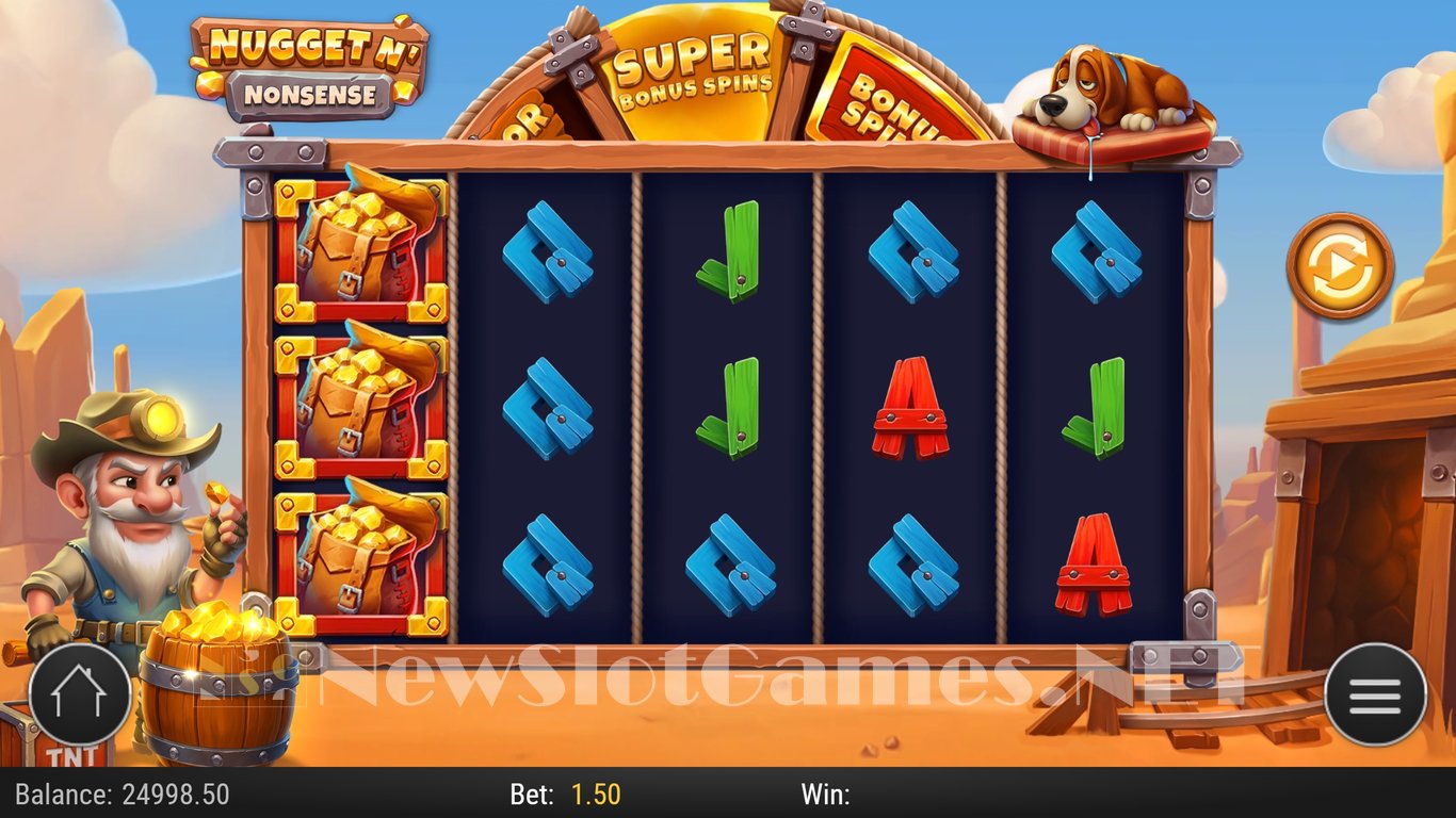 Nugget N Nonsense Slot Demo Image