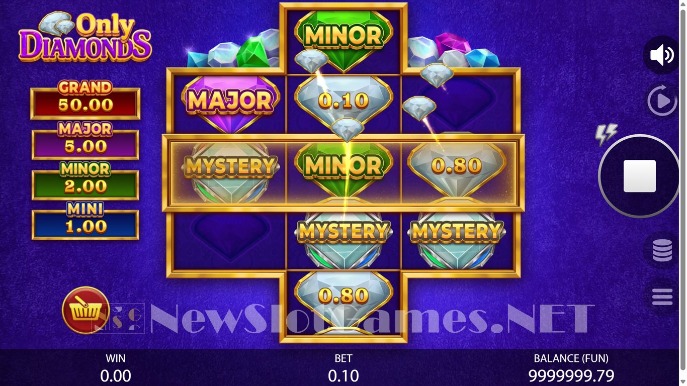 Only Diamonds Slot Demo Image