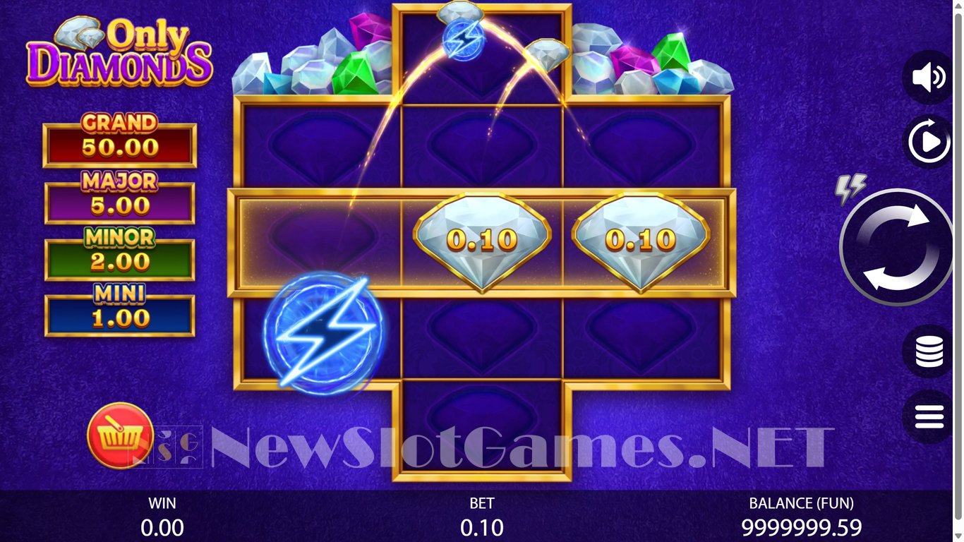 Only Diamonds Slot Slot Image in Demo - pic. 3