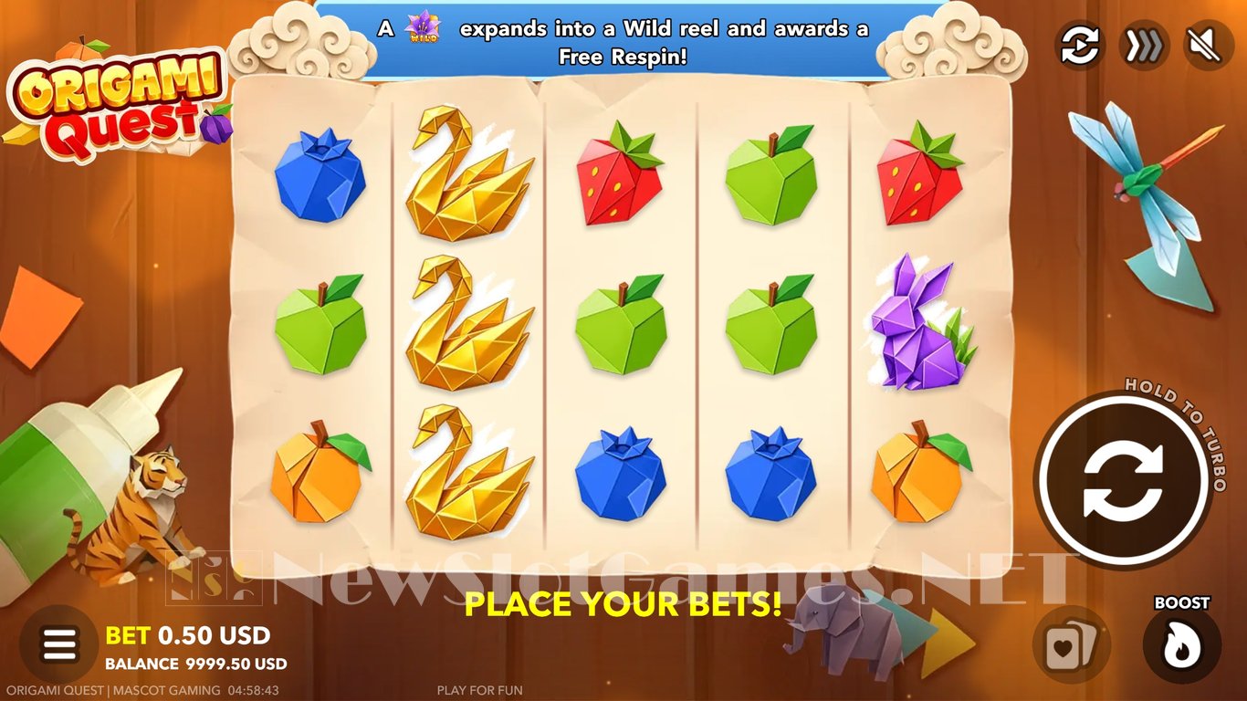 Origami Quest Slot Demo Image