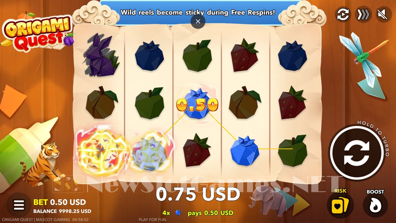 Origami Quest Slot Slot Image in Demo - pic. 3