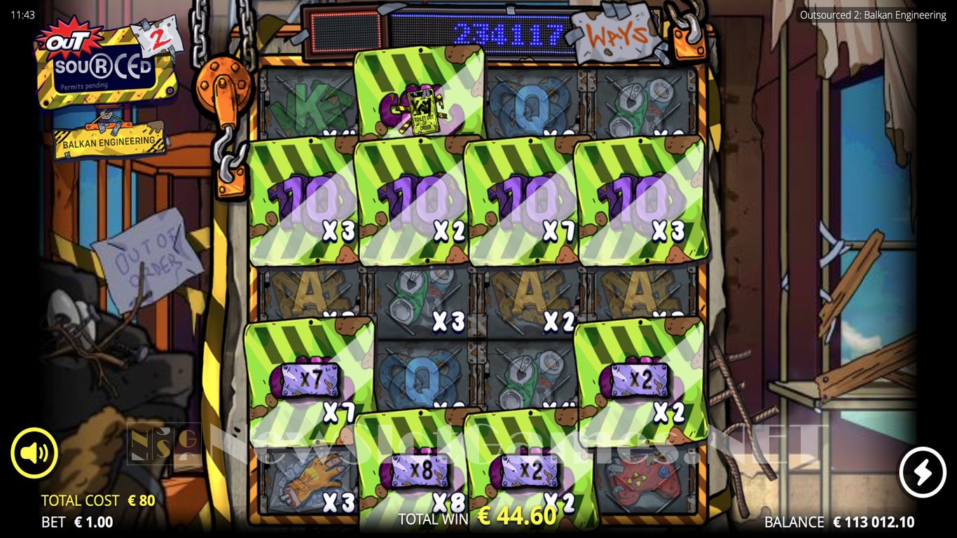 Outsourced 2 Balkan Engineering Slot Slot Image in Demo - pic. 10