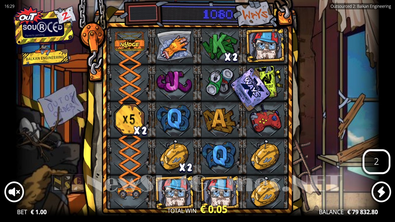 Outsourced 2 Balkan Engineering Slot Slot Image in Demo - pic. 2