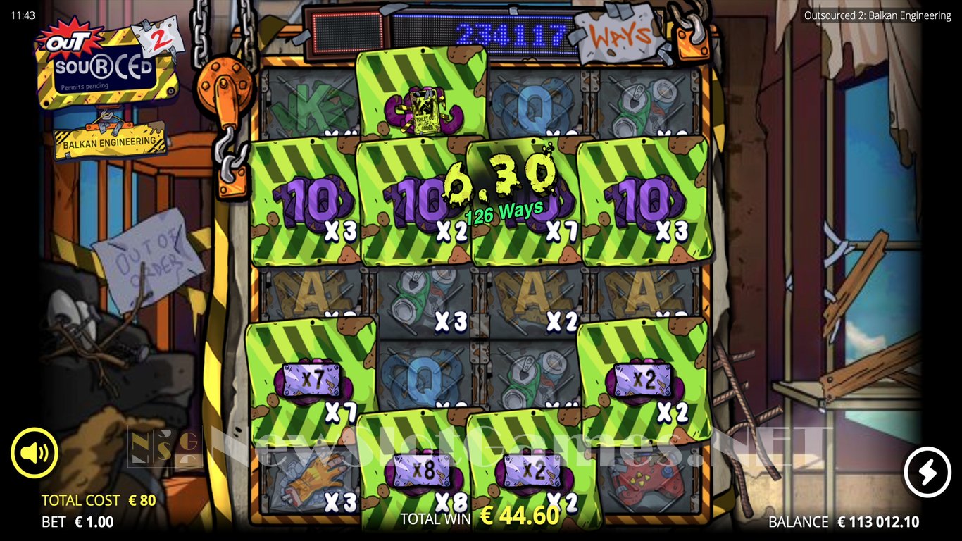 Outsourced 2 Balkan Engineering Slot Slot Image in Demo - pic. 3