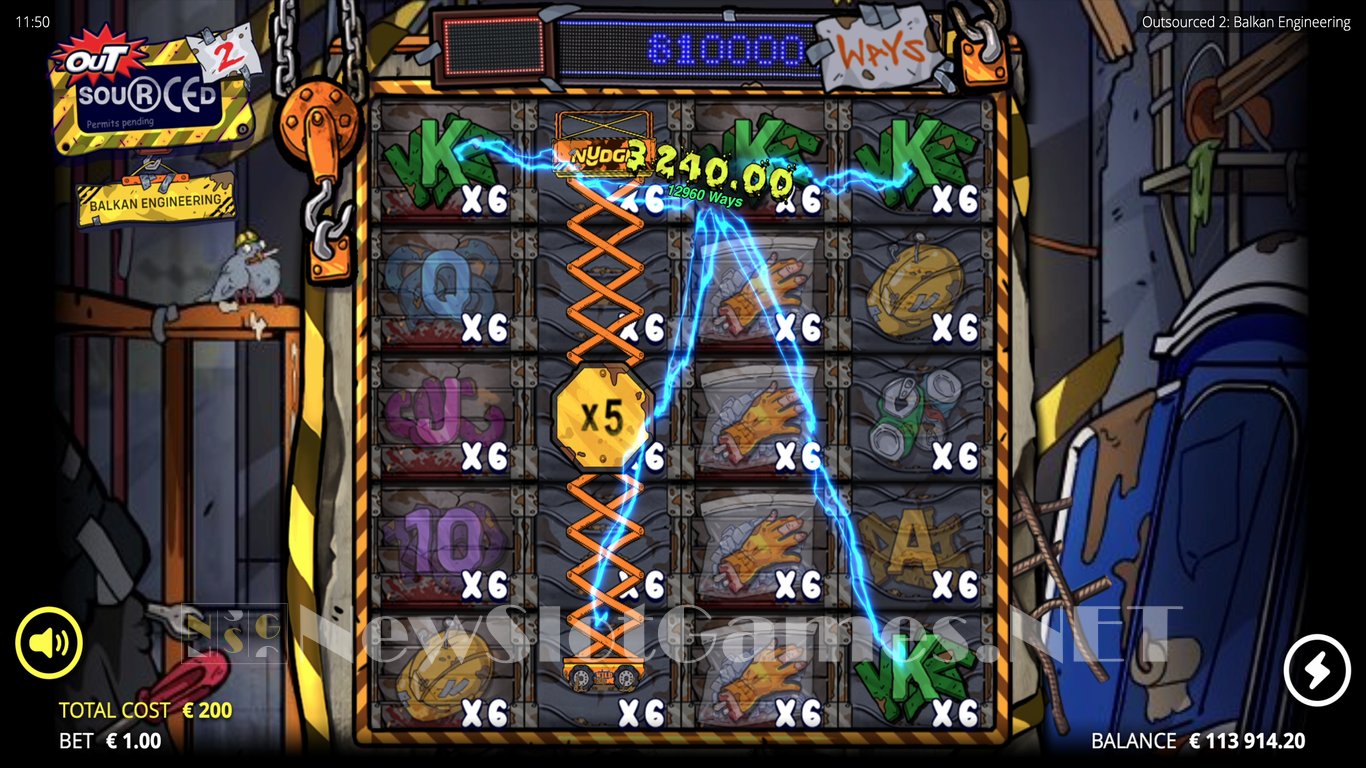 Outsourced 2 Balkan Engineering Slot Slot Image in Demo - pic. 9