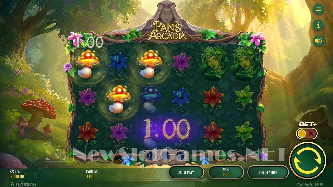 Pans Arcadia Slot Demo Image