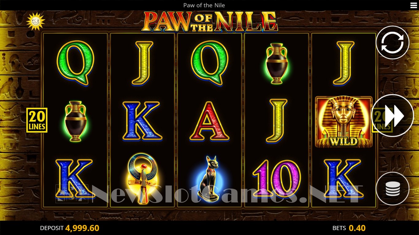 Paw of the Nile Slot Demo Image