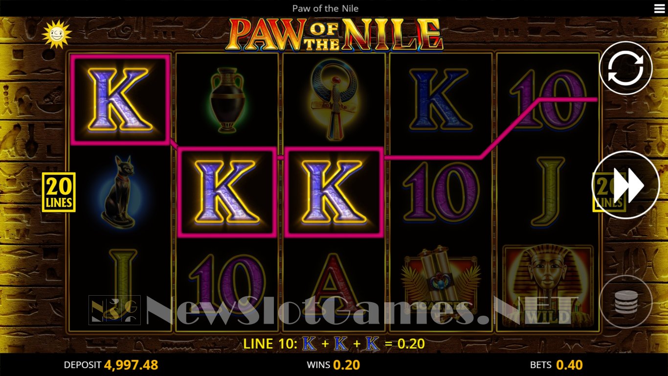 Paw of the Nile Slot Slot Image in Demo - pic. 3