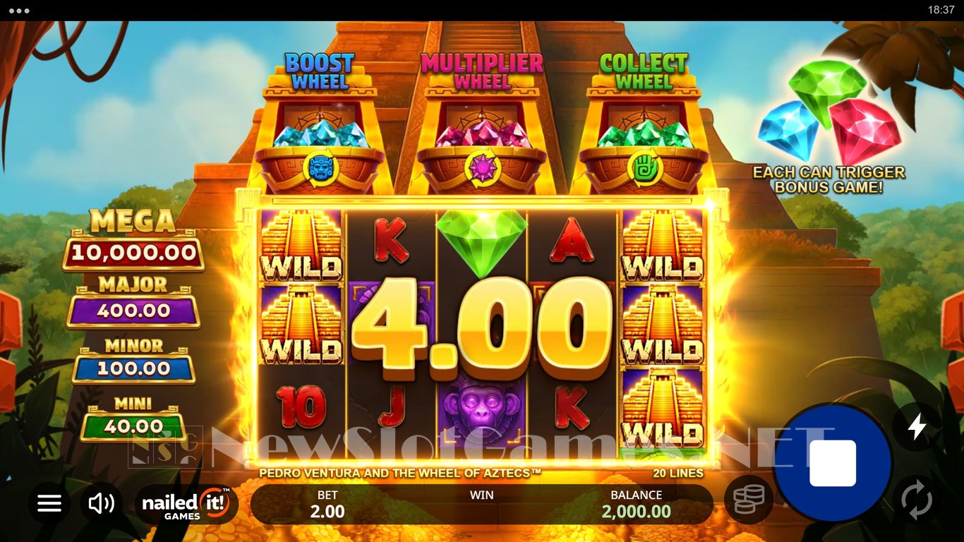 Pedro Ventura and the Wheel of Aztecs Slot Slot Image in Demo - pic. 3