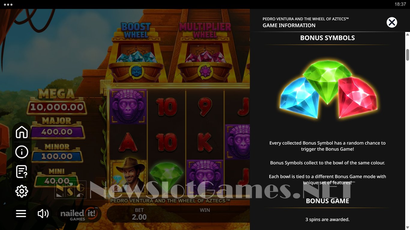Pedro Ventura and the Wheel of Aztecs Slot Slot Image in Demo - pic. 5