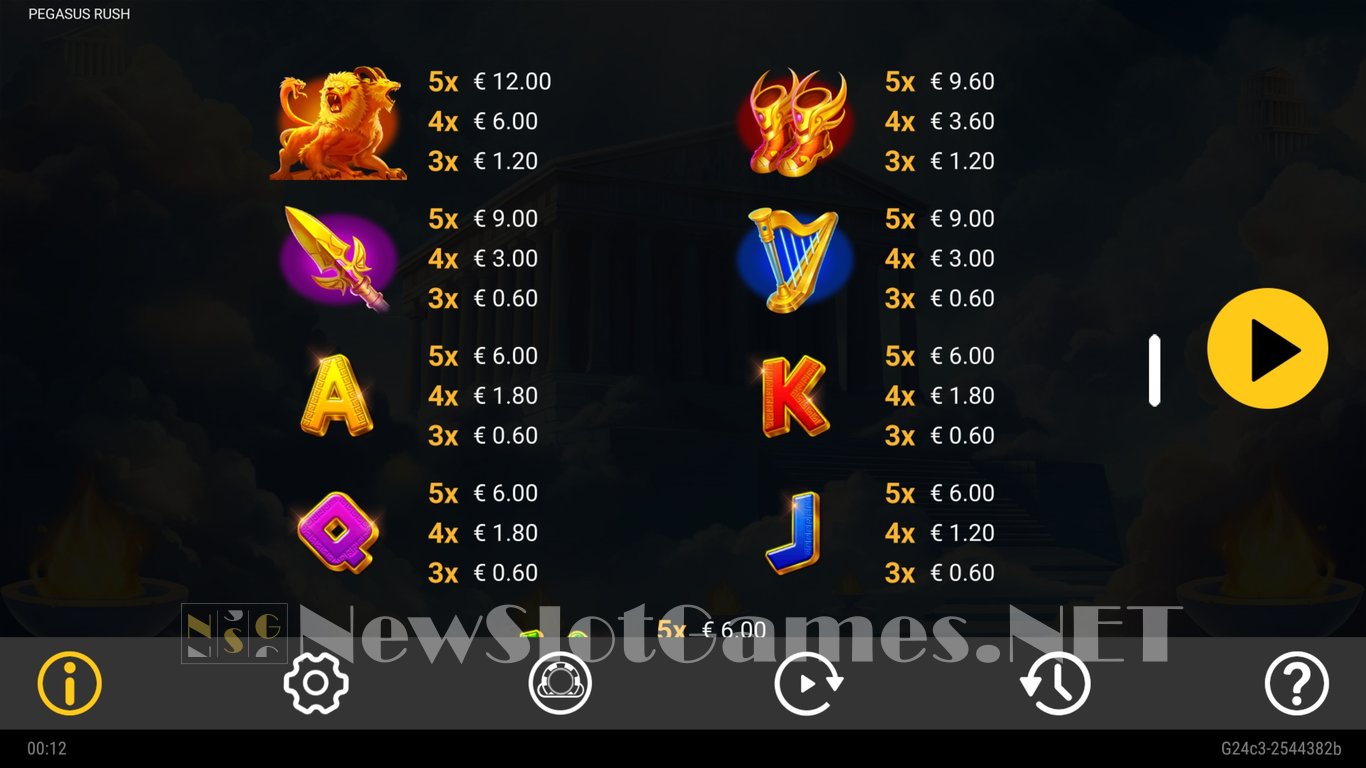Pegasus Rush Slot Slot Image in Demo - pic. 6