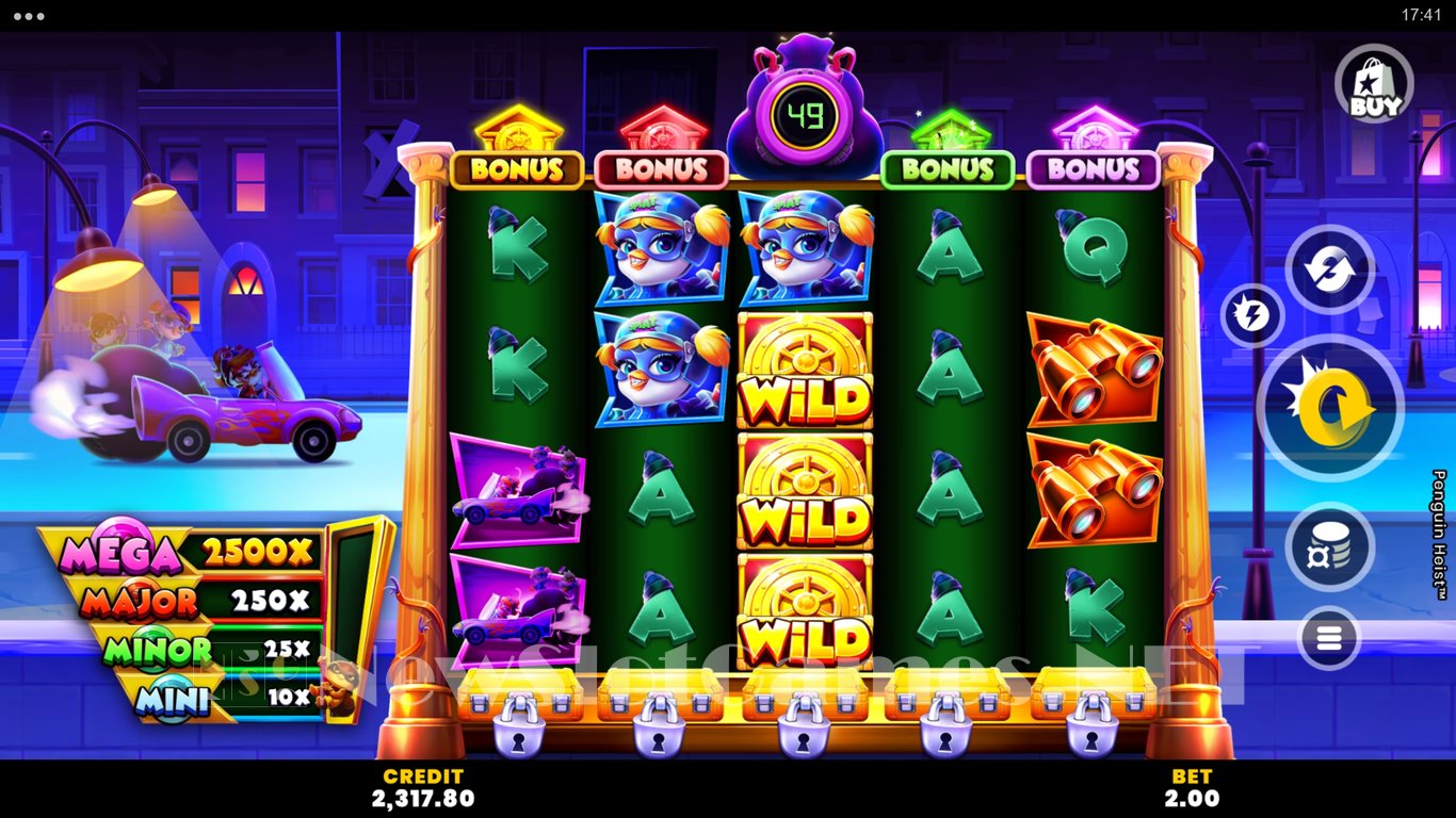 Penguin Heist Slot Demo Image