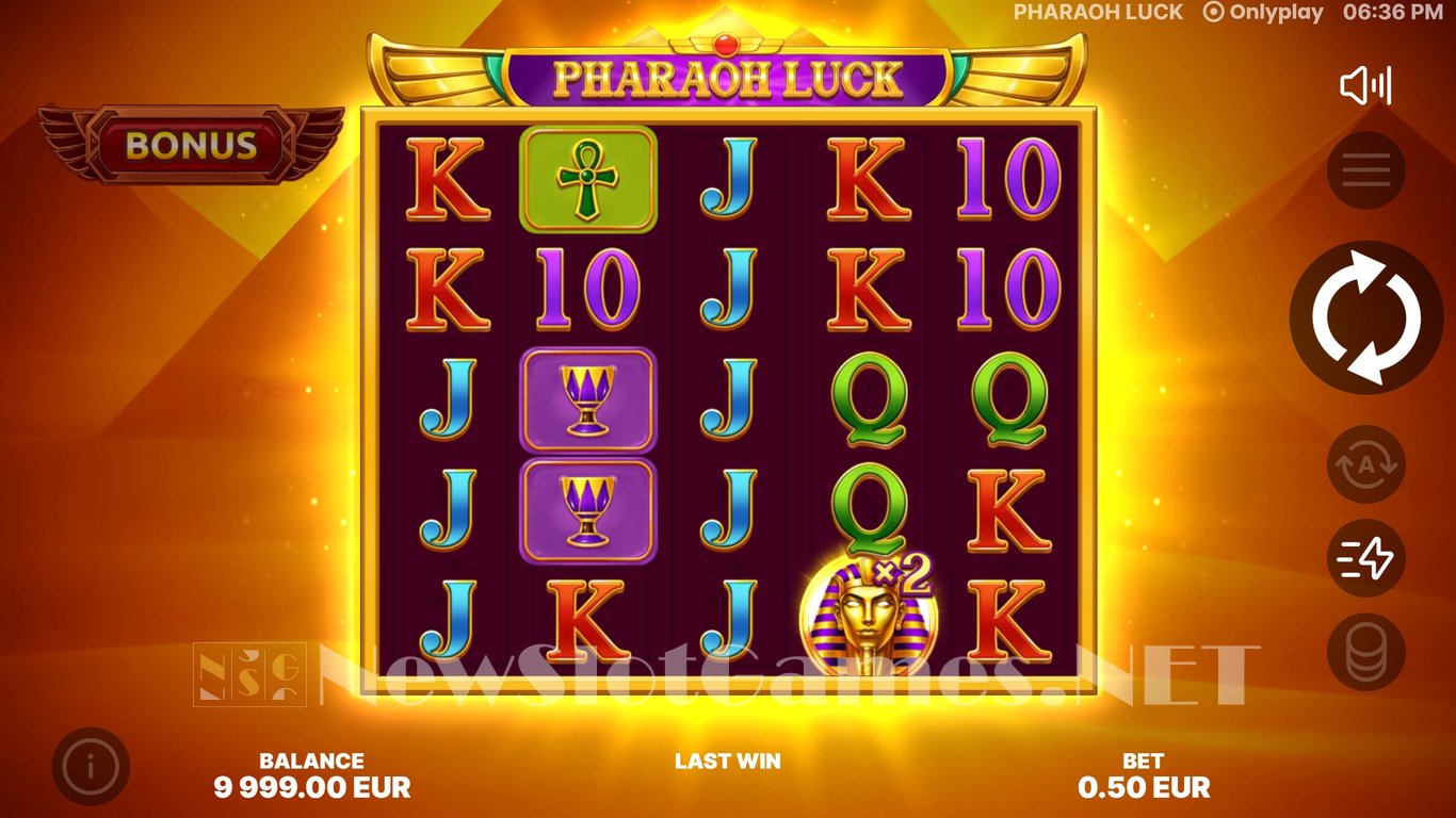 Pharaoh Luck Slot Demo Image