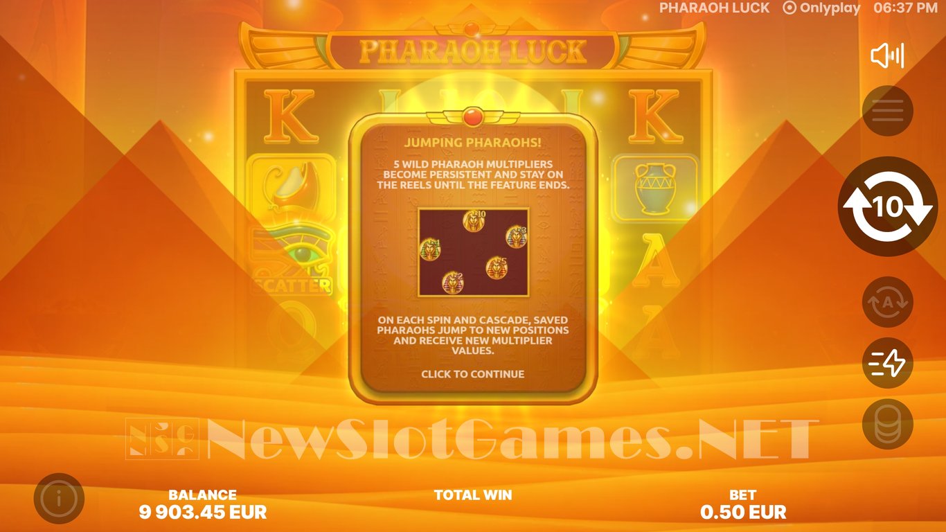 Pharaoh Luck Slot Slot Image in Demo - pic. 8