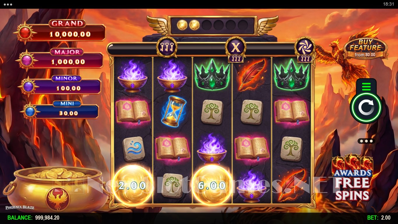 Phoenix Blaze Slot Demo Image