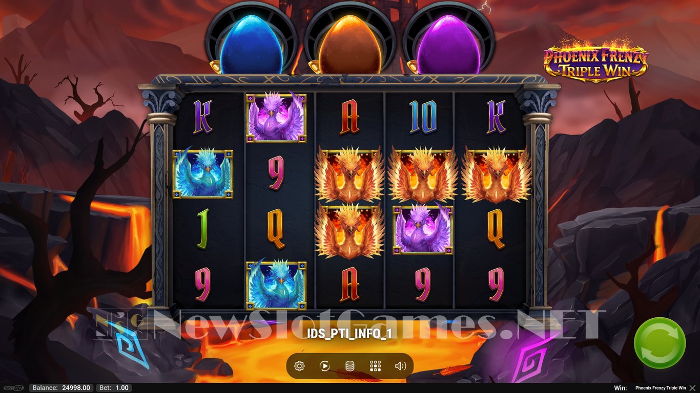 Phoenix Frenzy Triple Win Slot Demo Image