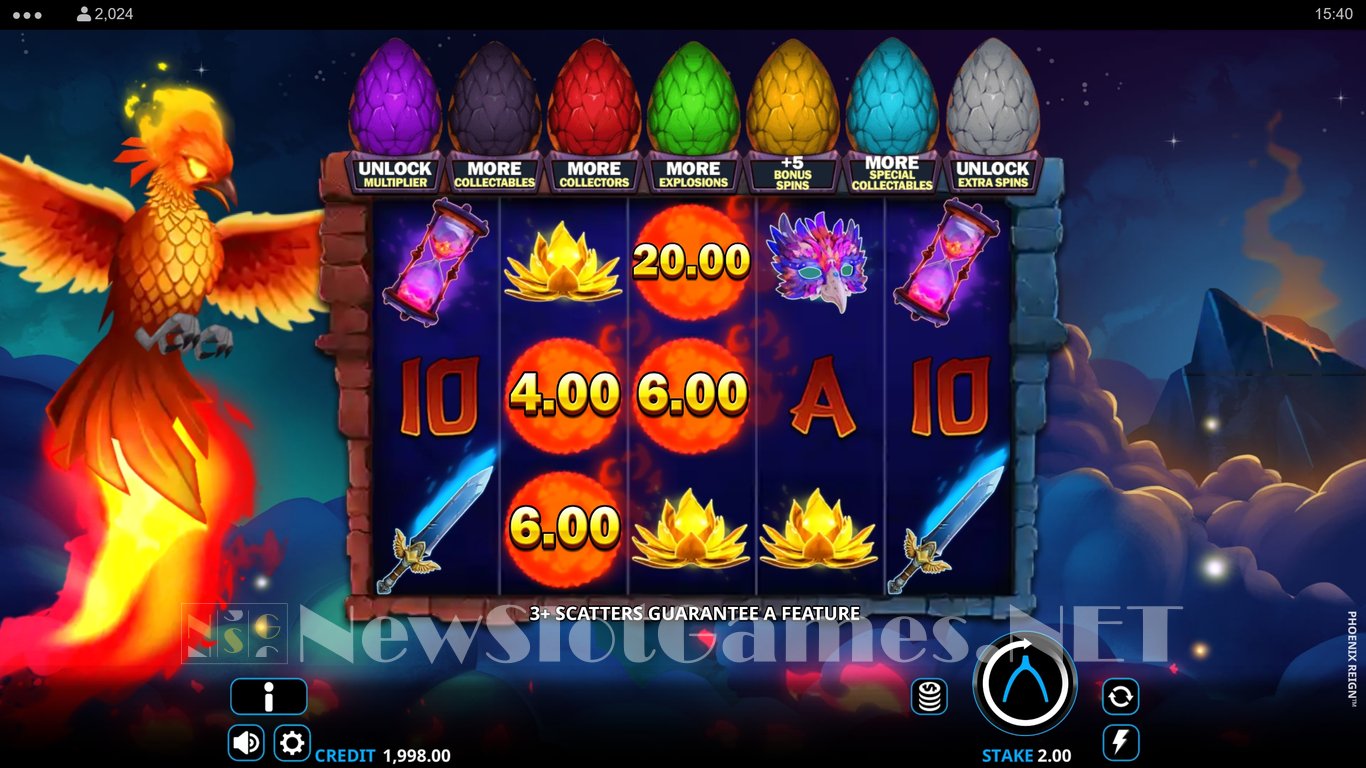 Phoenix Reign Slot Demo Image