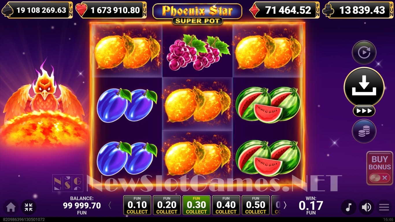 Phoenix Star Super Pot Slot Demo Image