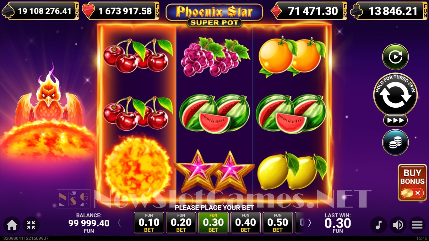 Phoenix Star Super Pot Slot Slot Image in Demo - pic. 3