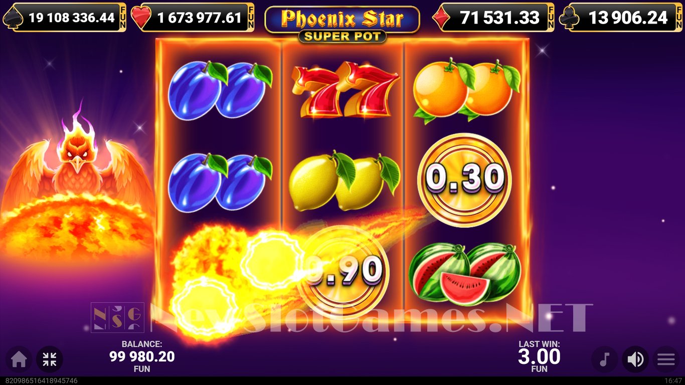 Phoenix Star Super Pot Slot Slot Image in Demo - pic. 6